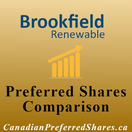 Rank Brookfield Renewable Power & LP Preferreds - CanadianPreferredShares