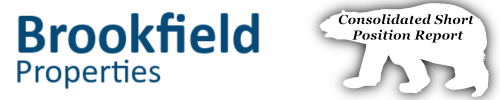 Brookfield Office Properties Preferreds Consolidated Short Position ...